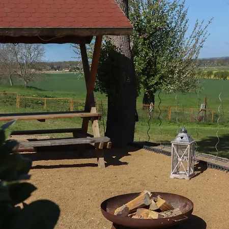 Апартаменты Ullrichshof Oberlausitz - Sauna Grillplatz Panoramablick *